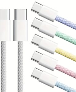 Cavo USB-C 60W Telato Colori Misti - Nuovo