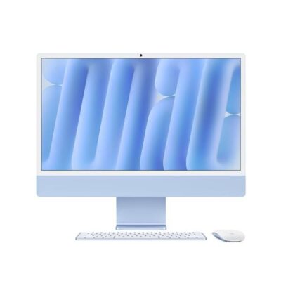 iMac 24″ | M4 10 core GPU 10 core | RAM 16GB | SSD 512GB | Blu – Nuovo